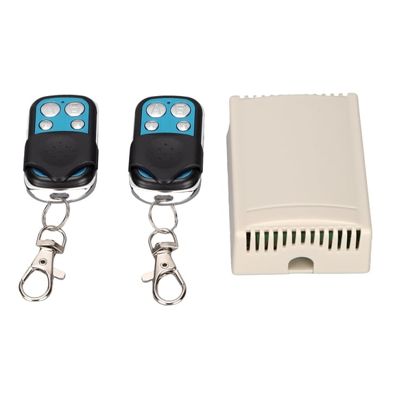 Riousery RF Remote Control Switch 4 Channel 433MHz Learning Wireless Relay Transmitter Receiver for Lights Door Window 12V DC Relay Switch Accessories[cite: 1]