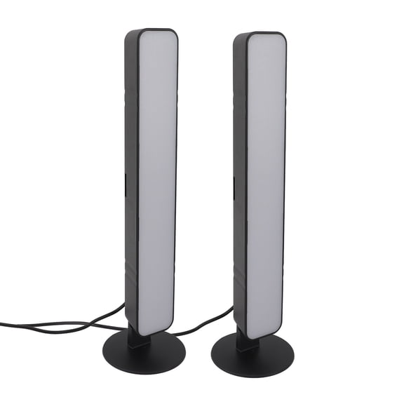 Riousery RGB Light Bar Gaming Light Bars 24 Key Remote Control USB Powered Desktop Sound Pickup Lamp for Gaming PC TV Room Decoration 10.63 inches / 27.0 cm