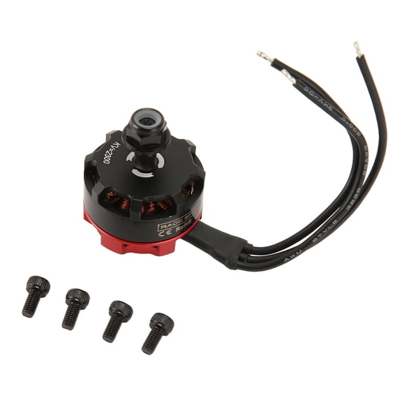 Riousery RS2205 2300KV Brushless Motor CW/CCW 3-4S Remote Control Replacement Motor for FPV Racing Drones and Multicopters, High Performance Drone Accessory, Black (4.3 x 3.1 x 1.2 inches)