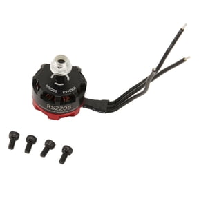 Riousery RS2205 2300KV Brushless Motor CW/CCW 3-4S Remote Control Replacement Motor for FPV Racing Drones and Multicopters, High Performance Drone Accessory, Silver (4.3 x 3.1 x 1.2 inches)