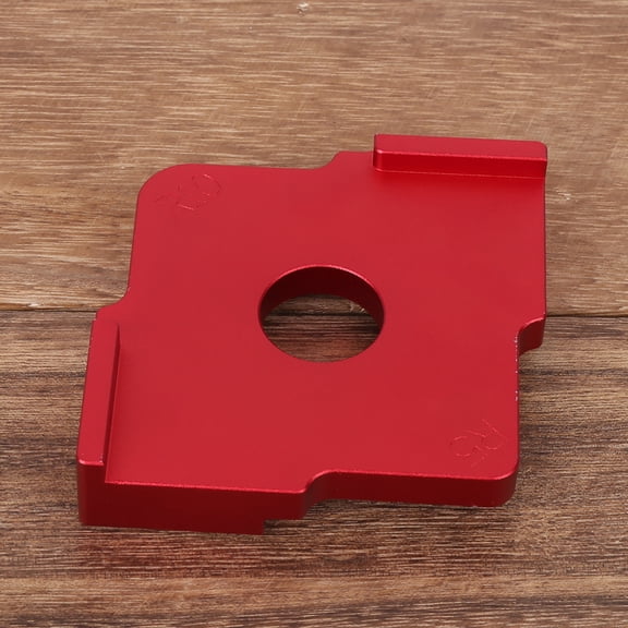 Riousery Radius Corners Hardware Parts Engraving Machine Accessories for Hand-Held Edge Trimmer (R5-R10) Aluminum Alloy Template Carpenter Tool, 6.30 in x 5.51 in / 16.0 cm x 14.0 cm