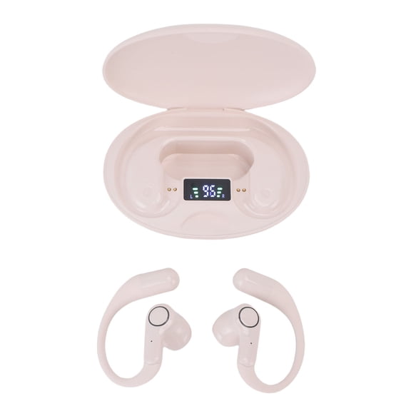 Riousery Real Time AI Translation Earbuds 133 Languages Ear Hook Wireless Bluetooth Translator Headphone 3 in 1 Smart Translating Device with APP for Travel Business iOS Android, Skin Color