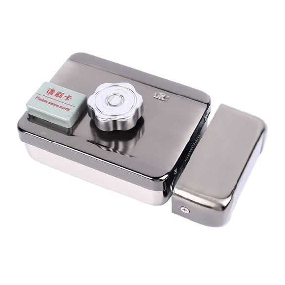 Riousery Remote Control Door Lock Anti Theft Efficient Safe Silent Motor Stainless Steel Keyless Entry System for Home Apartment Office Security (7.09 inches / 18.00 cm)