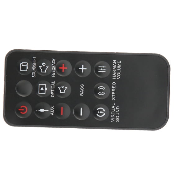 Riousery Remote Control Replacement for Cinema Soundbar SB250 Audio System Controller Full Function Device (9.00 inches / 22.86 cm) Wireless Entertainment Accessory Black Color Standard Size Version