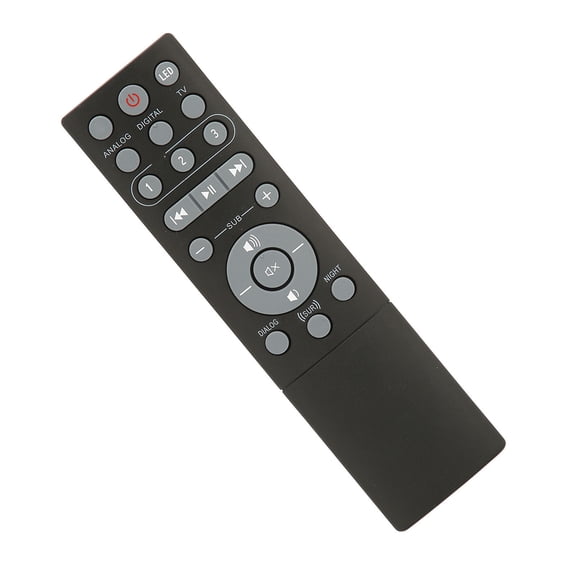 Riousery Remote Control Replacement Wearproof Sound Remote Control for Reference RSB 11 RSB 14 Soundbar Audio Systems, Easy to Use, 6.69 inches / 17 cm Length, Black