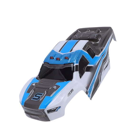 Riousery Replacement RC Car Shell Cover Deformation Proof Lightweight Sporty Look Remote Control Car Spare Parts Body Shell Blue For 1:18 Scale RC Vehicles And Toy Cars Models Accessories