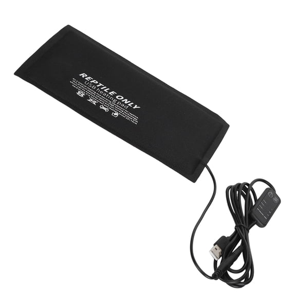 Riousery Reptiles Heating Pad Small Animals USB Temperature Control Under Tank Heating Mat for Turtles and Lizards, Small Size 9.45 inches / 24 cm, Safe and Reliable Terrarium Heater Mat Setup