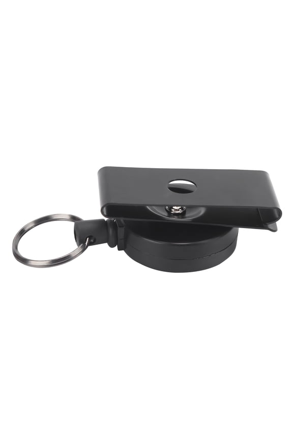 Retractable Keychain Belt Clip Anti-Lost Heavy Duty Steel Rope Pull Key Ring Holder 1.6 inches / 4.0 cm