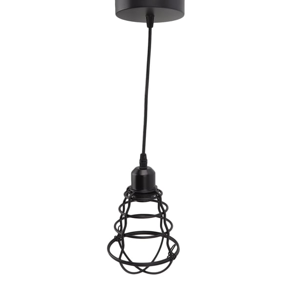 Riousery Retro Industrial Chandelier 110-220V Vintage Iron Cage Ceiling Light Fixture for Dining Room Living Room Hallway Entryway E26 E27 Socket, 22.00x21.00x14.00 inches / 55.8x53.3x35.5 cm