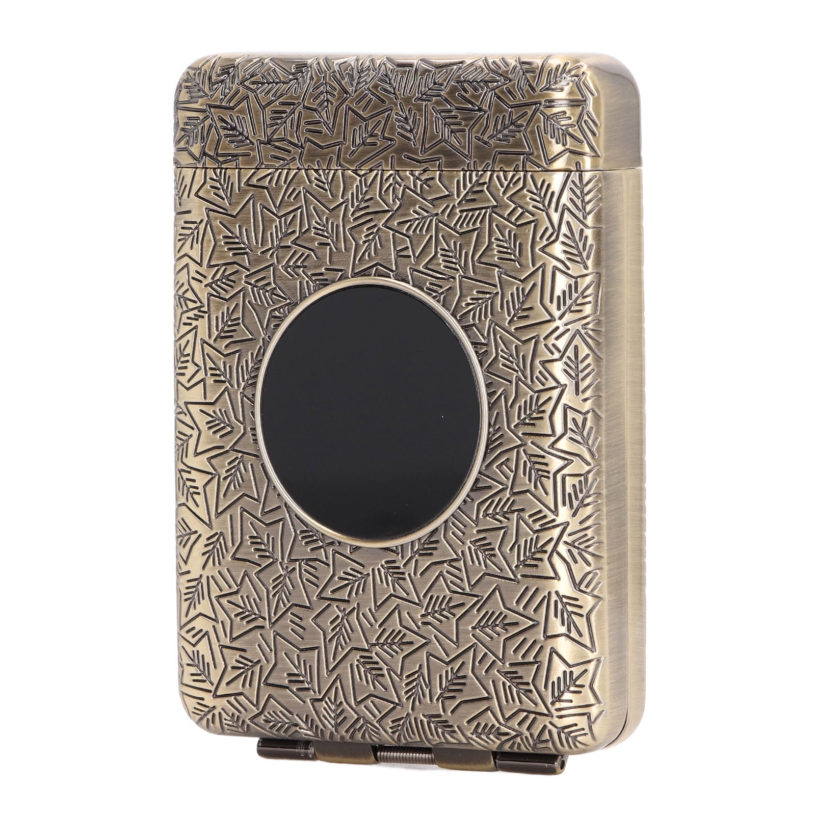 bronze cigarette case Amazon.com: Metal Holds 20 Cigarettes - Rubber Band Holder, Triple Snap Closure, Smooth Finish Dragonfly Metal Cigarette Case Inlaid