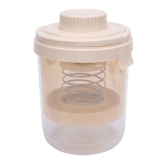 Riousery Rotating Yogurt Filter 1000ml / 33.8 oz Whey Separator with Advanced Spring Press Technology for Greek Yogurt and Nut Milk Cheese Making Tool Type 2