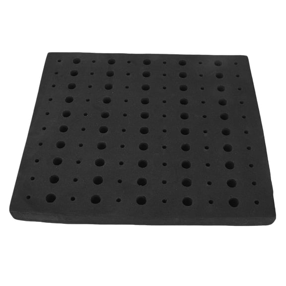 Riousery Router Bit Tray 1/4 1/2 Inch Holes High Density EVA Foam Milling Bit Organizer Holder for Workshop Tool Box Storage