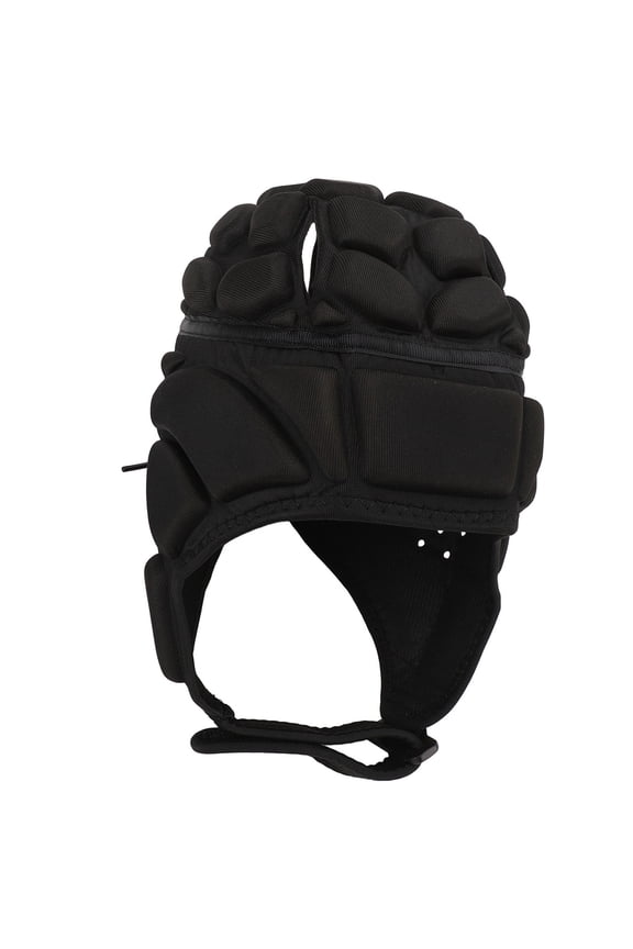 Rugby Protective Helmet EVA Sponge Padded Head Protector Breathable Football Headguard for Skating, Skiing and Roller Derby - Premium Sports Headgear Size L (10.2 in / 26 cm)