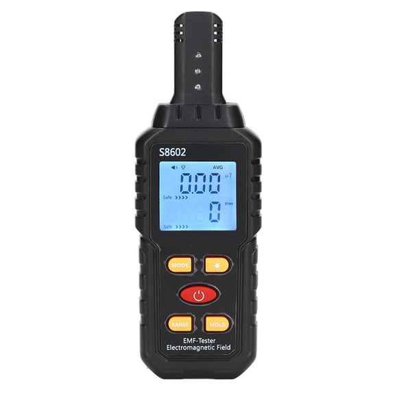 Riousery S8602 EMF Detector Electromagnetic Radiation Tester Magnetic Field Meter Digital Display[cite: 1]