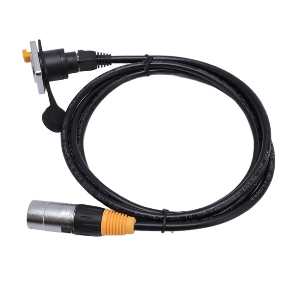 Riousery STP Ethernet Extension Cable RJ45 Male to Female Water Resistant Stable Connection LAN Network Cable Adapter 1.5m / 4.9ft for Panel Mount Networking
