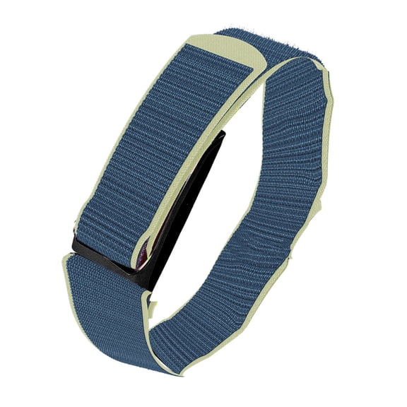Riousery Screenless Smart Bracelet Fitness Tracker Band, Sleep Tracking, 127 Sports Modes, 1ATM Waterproof with Call Reminder, Camera Control, Blue