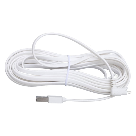 Riousery Security Camera Power Extension Cord PVC USB Water Resistant Charging Cable Replacement 2m / 6.6ft Black
