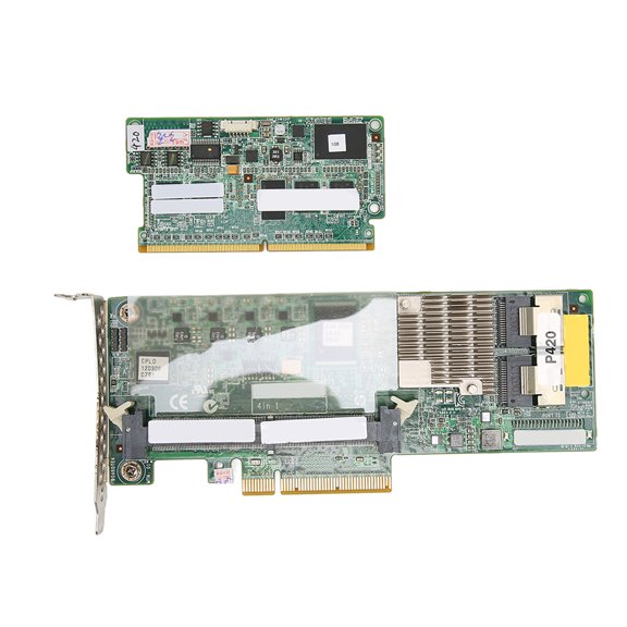 Riousery Server Array Card P420 1GB FBWC 6Gb 2-Port SAS Controller Advanced Storage Capabilities Server Array Card Adapter for HP Proliant Gen8 Rack and Tower Servers (7.87x5.12x1.18 in / 20x13x3 cm)