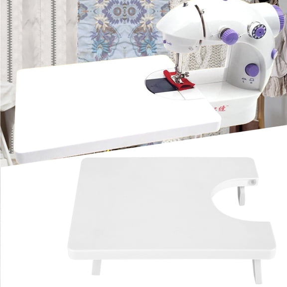 Riousery Sewing Machine Plastic Extension Table Board, Household DIY Craft Accessories and Portable Folding Work Table Support for Beginners and Experts, 10.1 inches / 25.6 cm