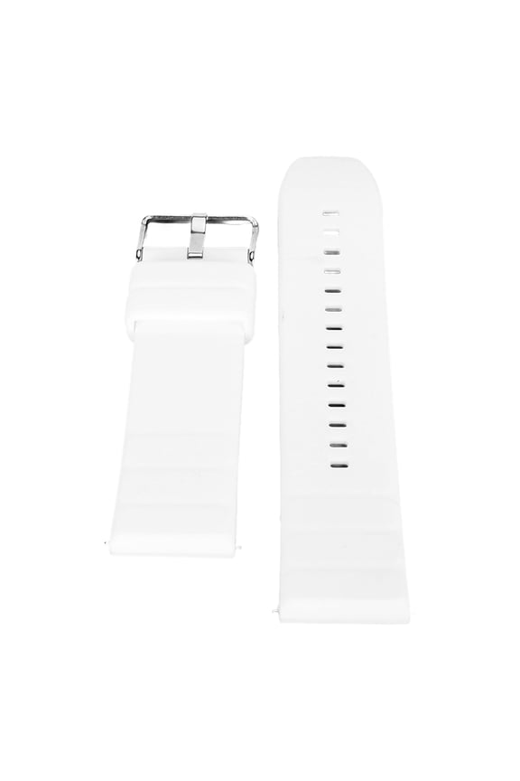 Silicone Band Professional Soft Quick Release Smart Watch Strap Replacement Accessory Fit for Amazfit GTR 4 White