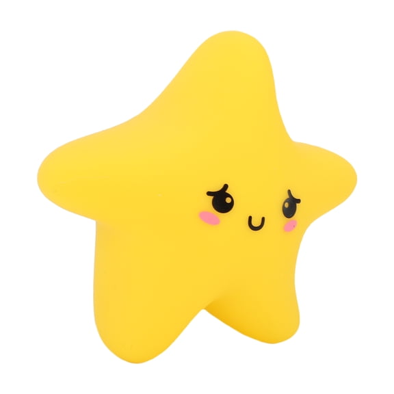 Riousery Silicone Nightlight Cute Rechargeable Wall Nursery Lamp Soft Magnetic Kids Room Decor Star Shaped, 3.94 inches / 10 cm