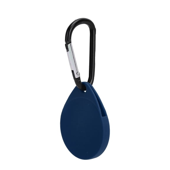 Riousery Silicone Protective Cover Sleeve Anti-Lost Locator Protector with Carabiner for IOS Tracking Device Midnight Blue 7 inches / 17.78 cm Travel Accessory