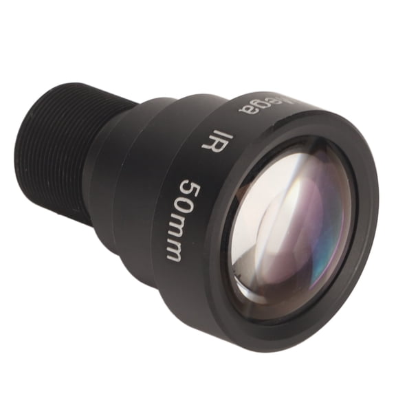 Riousery Single Board Lens 50mm 5MP HD M12 Interface Aluminum Alloy for CCTV Security Web Camera (1.96 inches / 50 mm)