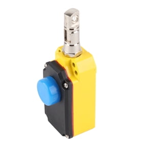 Riousery Single Phase Pull Switch Manual Reset Emergency Stop Rope Pull Cable Switch with Knob, 24-380V 3A, Safety Limit Accessory for Industrial Control Systems