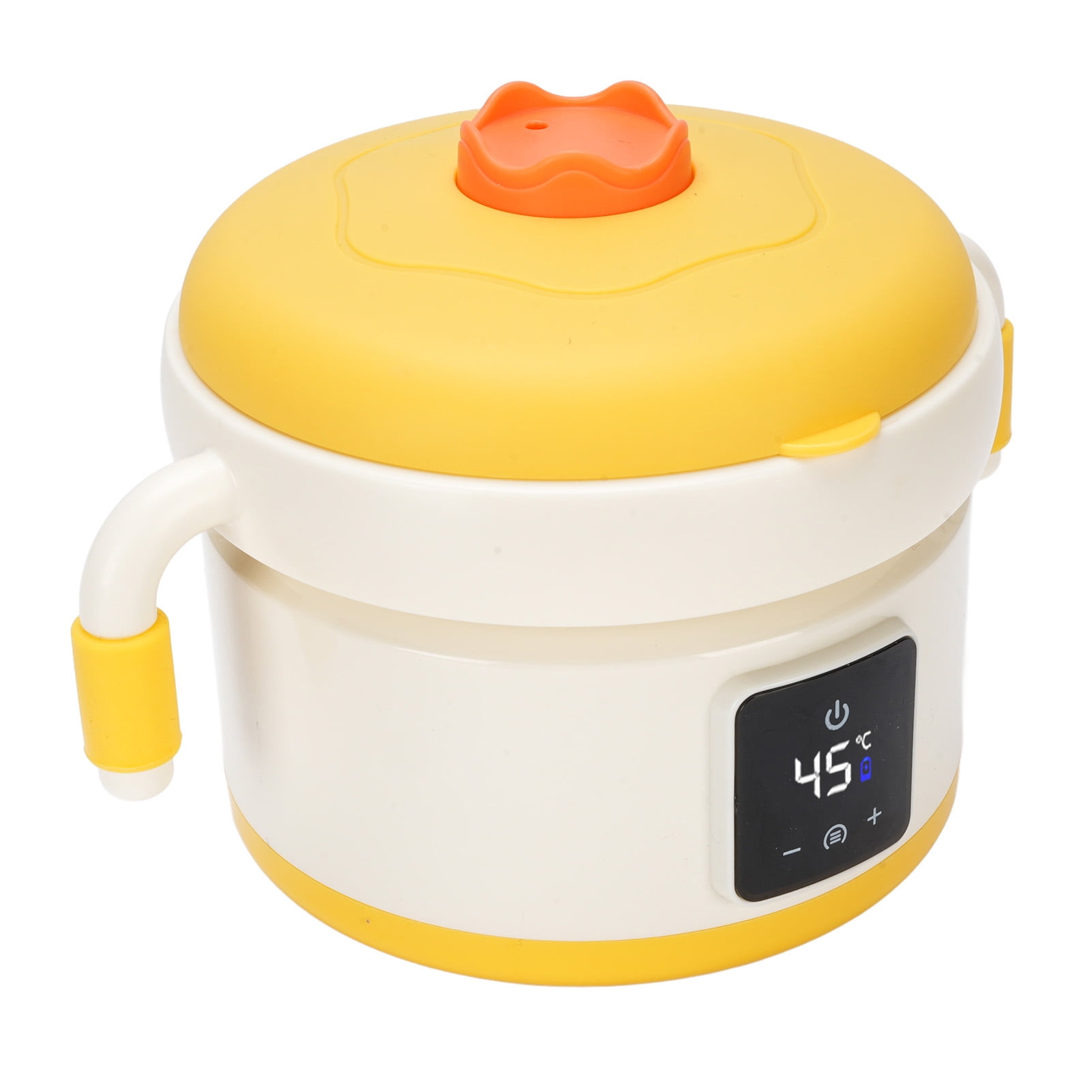 Riousery Smart Heated Toddler Feeding Bowl Thermal Food Warmer for Baby Complementary Meals Rechargeable 4500mAh Battery 316 Stainless Steel USB Heating Container 8.3 inches / 21 cm Capacity