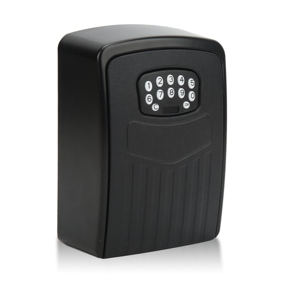 Riousery Smart Key Lock Box with Bluetooth APP Control, IPX5 Waterproof Dynamic Password Storage Box, High Security Padlock for Home, 6.3 inches / 16 cm