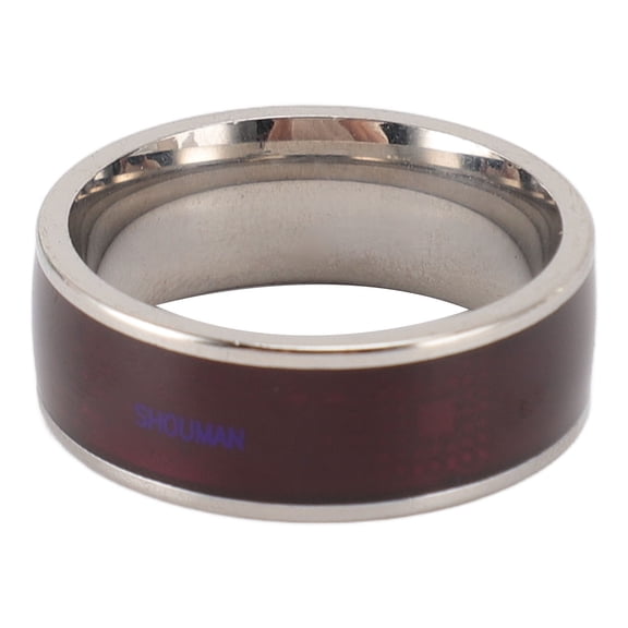 Riousery Smart NFC Ring Lightweight Intelligent Wearable Ring (Size 9, Silver, 0.94 inches / 2.4 cm)