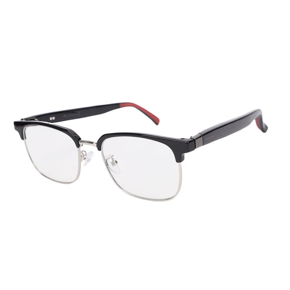 Riousery Smart Translation Glasses Bluetooth 5.4 Support Over 100 Languages Built in Mic Anti Blue Light Half Frame G07-M1
