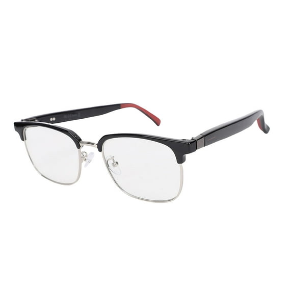 Riousery Smart Translation Glasses Bluetooth 5.4 Support Over 100 Languages Built in Mic Anti Blue Light Half Frame G07-M1