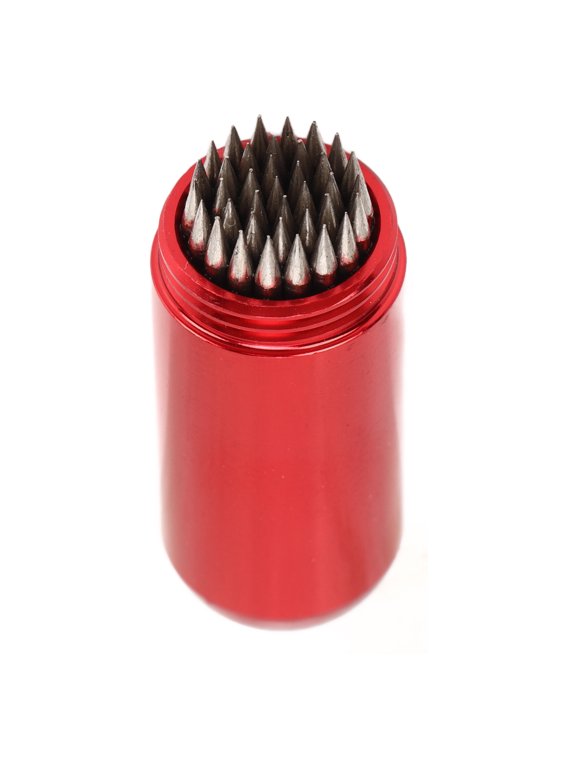 Snooker Pool Cue Tip Shaper Billiards Cue Stick Tool Pick with Key Chain Red (2.36 inches / 6 cm)