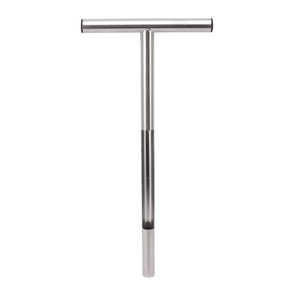 Riousery Soil Sampler Probe 304 Stainless Steel T Handle Soil Sampling Tool for Farm Garden Lawn 21 inches / 53.3 cm Heavy Duty Core Sampler