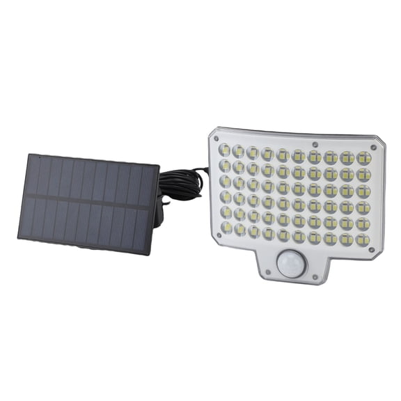 Riousery Solar Outdoor Light Motion Sensor 3000LM 240 LEDs IP65 Rainproof Wall Fixture with Remote Control for Garage, Patio, Backyard, and Garden (5.9 inches / 15 cm Length)