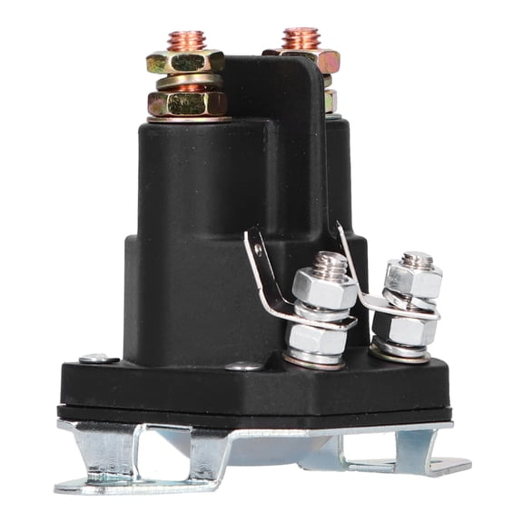 Riousery Solenoid Switch 4 Pole Terminal Starter Relay 12V for MTD 109946 146154 1753539 AM138497 Replacement Part