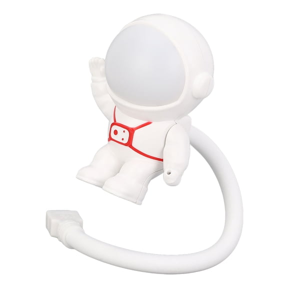 Riousery Spaceman Voice Control Night Light, Dual Color Temperature Dimmable LED Bedside Lamp for Kids (4.3 in / 11 cm)