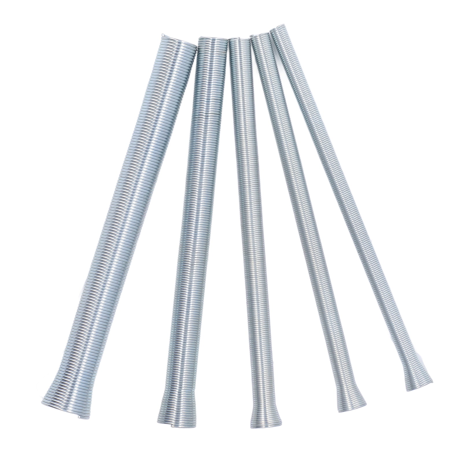 Riousery Spring Tube Bender Set for Copper Aluminum Thin Wall Steel Tubing 5/8in 1/2in 3/8in 5/16in 1/4in Plumber Hand Tool Kit for Easy Bending Operation