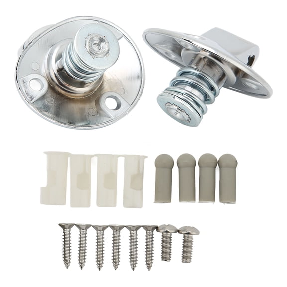 Riousery Stainless Steel Chrome Sun Visor Support Brackets Replacement Mount for Chevy Camaro Pontiac Firebird 1967-1969 Buick Oldsmobile 1964-1973 Accessories