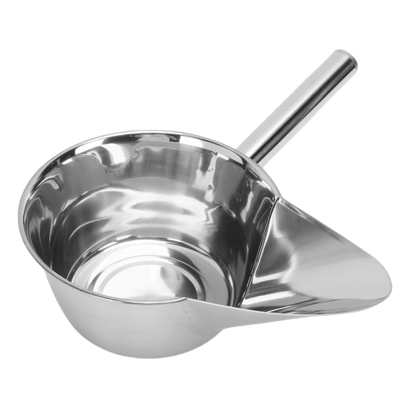 Riousery Stainless Steel Duck Billed French Fry Scoop for Popcorn Ice Cubes Coffee Beans Right Hand (10.2 inches / 26 cm)