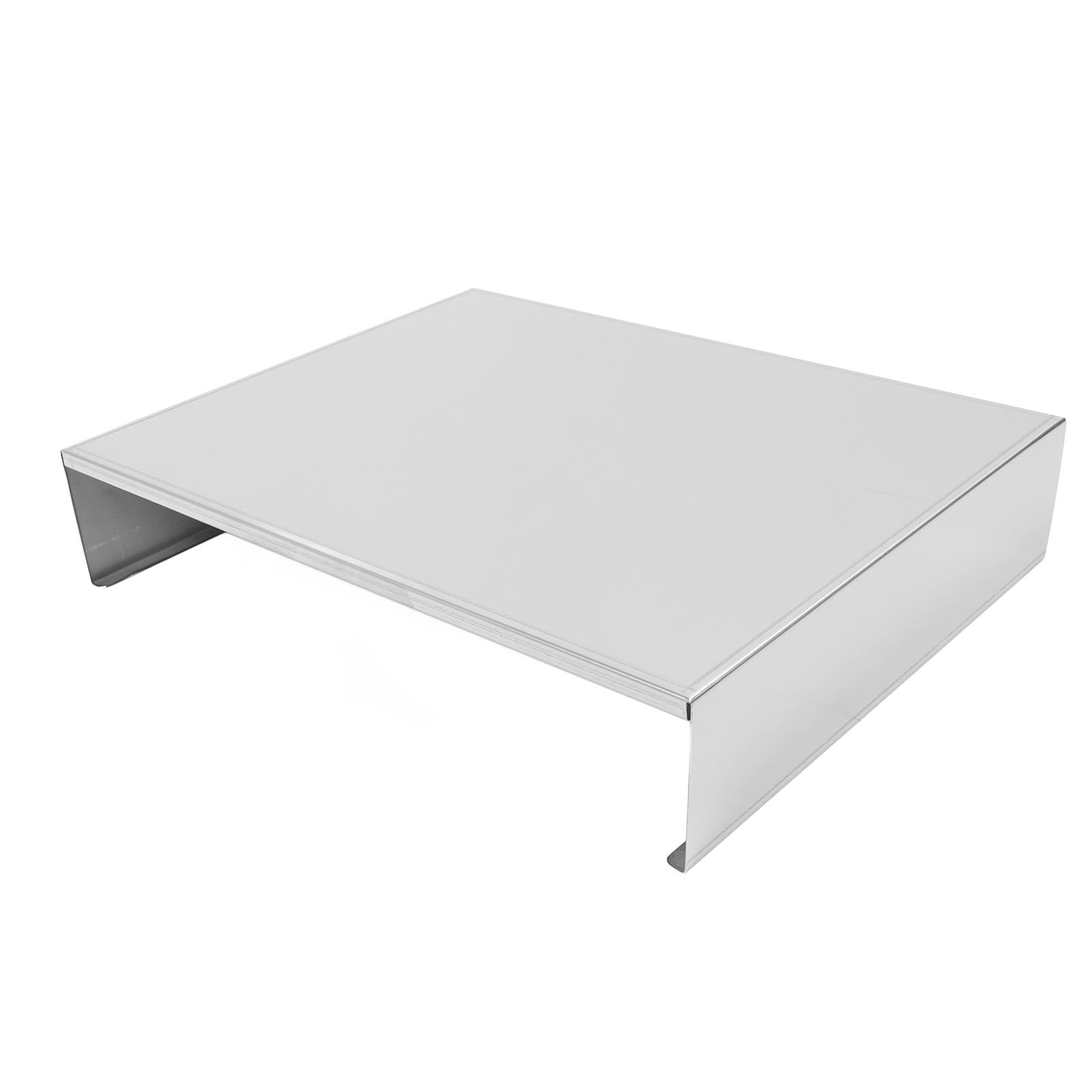 Riousery Stainless Steel Gas Stove Top Cover & Induction Cooker Stand, Kitchen Organizer Board, 17.7 x 13.8 inches / 45 x 35 cm, Silver