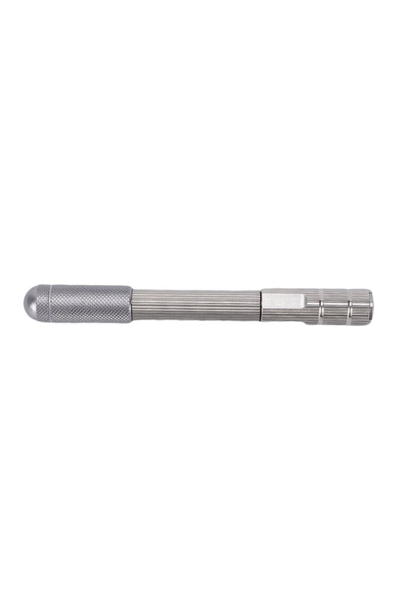 Stainless Steel Pin Vise Hand Drill Watch Repair Tool Kit with 3 Replacement Heads