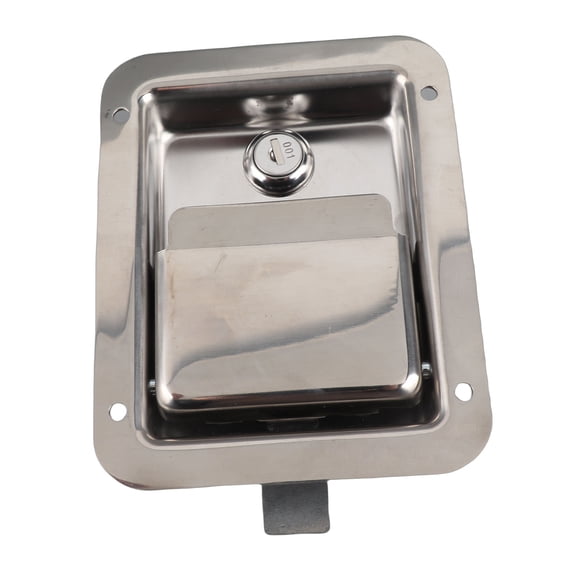 Riousery Stainless Steel Toolbox Lock RV Handle Latch Paddle Lock with 2 Keys for Trailer Truck [cite: 11]