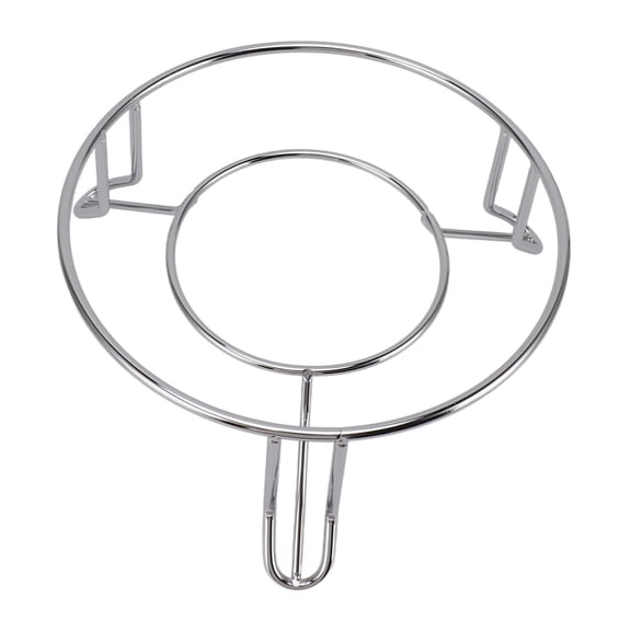 Riousery Stainless Steel Trivet Holder Round Hot Plate Rack Heat Insulation Pot Pan Rest Pad for Kitchen Dining Table (12.2 inches / 31 cm)