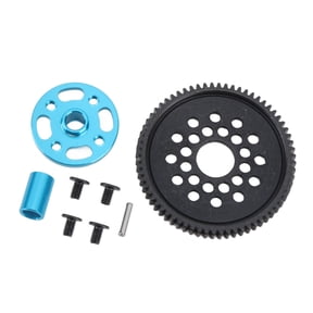 Riousery Steel Gear Set 68T Replacement Part Accessory High Speed Gear Kit for Tamiya TT 02 RC Cars, Premium Upgrade Metal Gears, 8 Pieces, 3.15 inches / 8 cm