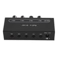 thumbnail image 1 of Riousery Stereo Line Sound Mixer 4 Channel Independent Control 1/8 Inch Input Output Port Super Low Noise Sound Mixer DC 5-12V for PC, Microphone, Guitar, Keyboard, and Amplifiers, 1 of 4