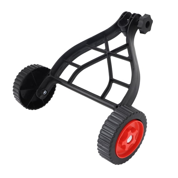 Riousery String Trimmer Wheel High Efficiency Labor Saving Lawn Trimmer Support Wheels for Auxiliary Attachment Premium ABS Replacement Part 4.7 inches / 120 mm