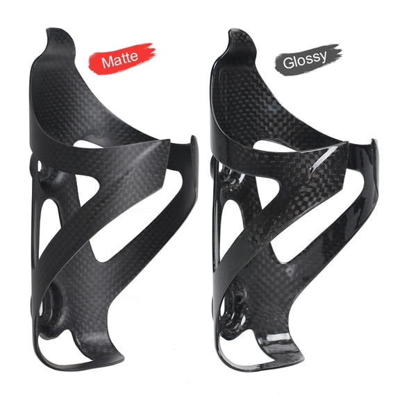 Riousery Super Light Full Carbon Fiber Bicycle Water Bottle Cage Universal Cycle Holder