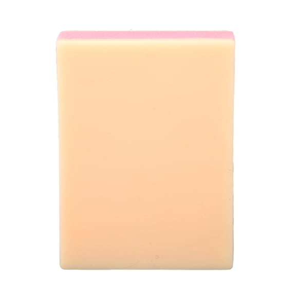 Riousery Suture Training Model 2 Silicone Skin Layers Surgical Skin Injection Practice Pad 5.12 inches / 13 cm